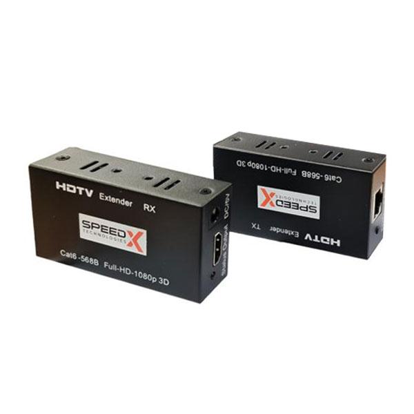SPEEDX HDMI RANGE EXTENDER SINGLE LAN 60M