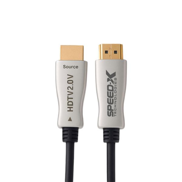 SPEED-X 40M FIBER HDMI CABLE 2.0/2.1 AOC(ACTIVE OPTICAL CABLE) 30AWG COPPER SUPPORT 4K 8K UHD (FULL LENGTH)