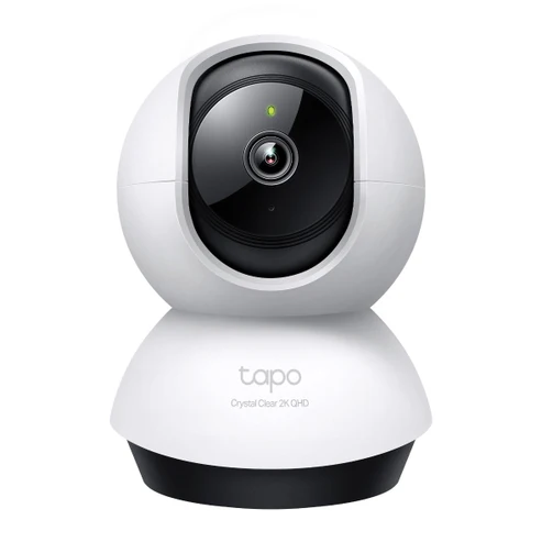 TP-Link Tapo C220 Pan/Tilt AI Home Security Wi-Fi Camera - 2K QHD 4MP - 360° View - Smart AI Detection (Person/Pet/Vehicle) & 512GB MicroSD Support