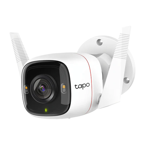 TP-Link Tapo C320WS Outdoor Security Wi-Fi Camera - 2K QHD 4MP - Full-Color Night Vision - IP66 Weatherproof - Starlight Sensor - Works with Alexa & Google Home