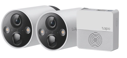 TP-Link Tapo C420S2 Smart Wire-Free Security Camera System (2-Camera Kit) - 2K QHD 4MP - Full-Color Night Vision - 180-Day Battery Life - IP65 Weatherproof