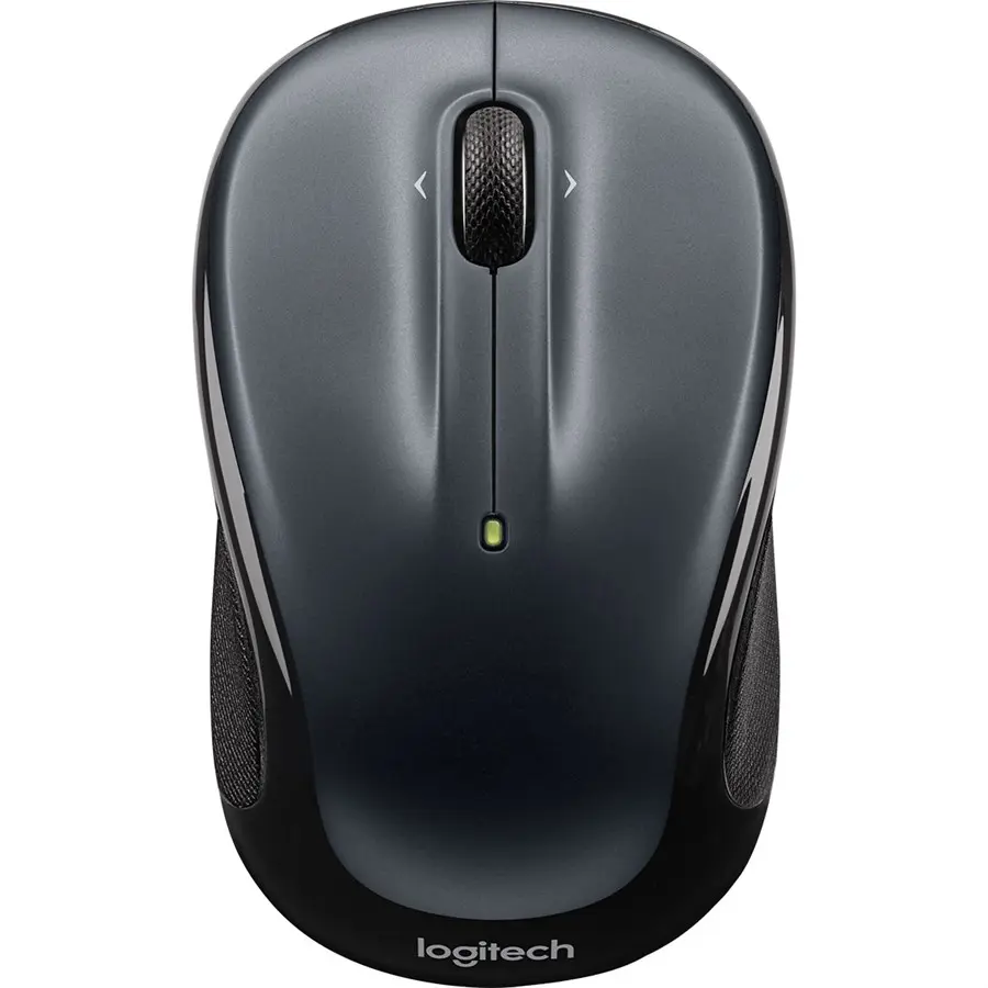 Logitech M325S Wireless Mouse (Dark Silver) - 18-Month Battery, Micro-Precise Scrolling