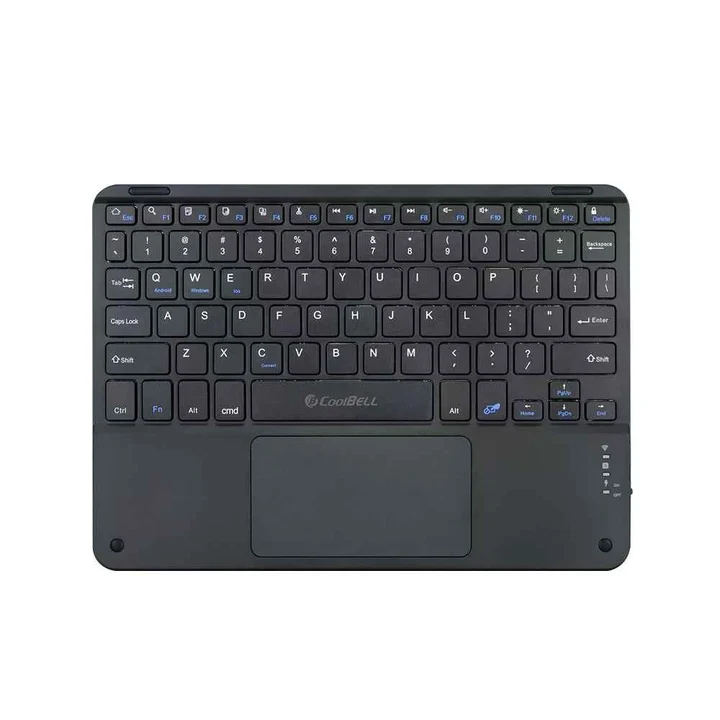 CoolBell Smart Board BT-KB02 Bluetooth Wireless Keyboard with Multi-Touch Touchpad for Tablets, Laptops & Smart TVs