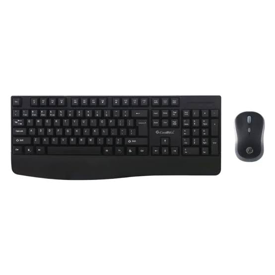 Coolbell Silent Elite MK 270 Wireless Keyboard and Mouse Combo - Full-Size Silent Keys & 2.4GHz USB Receiver