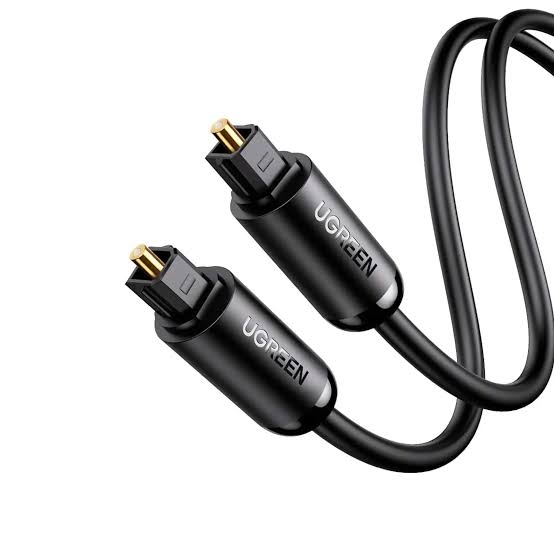 UGREEN 70893 Digital Optical Audio Toslink Cable (3M) - Gold-Plated Connectors & Fiber Optic Audio